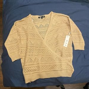 MAK knit V-neck sweater